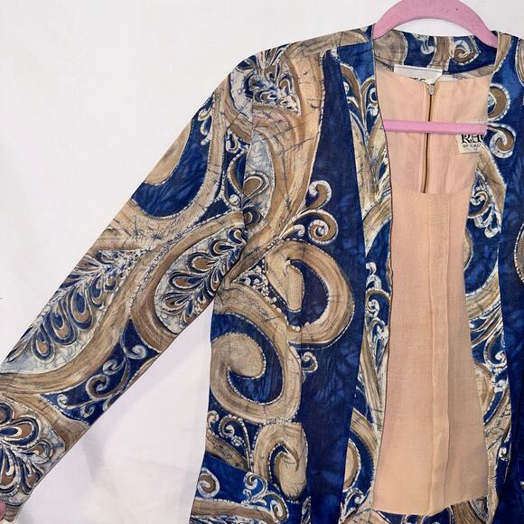 Vintage RAGE of California 60s 2 Piece Mini Dress Jacket Retro Sleeveless - Picture 5 of 12